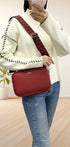 Flora & co Sac bandoulières femme multipoches rouge