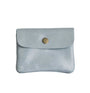 Made in Italy Porte-monnaie femme cuir daim irisé 044 bleu clair