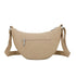 Gallantry Sac bandoulière demi-lune canvas femme taupe