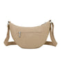 Gallantry Sac bandoulière demi-lune canvas femme taupe
