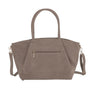 Sac cabas bandoulière femme simili cuir taupe - vue 5 | Flora & co