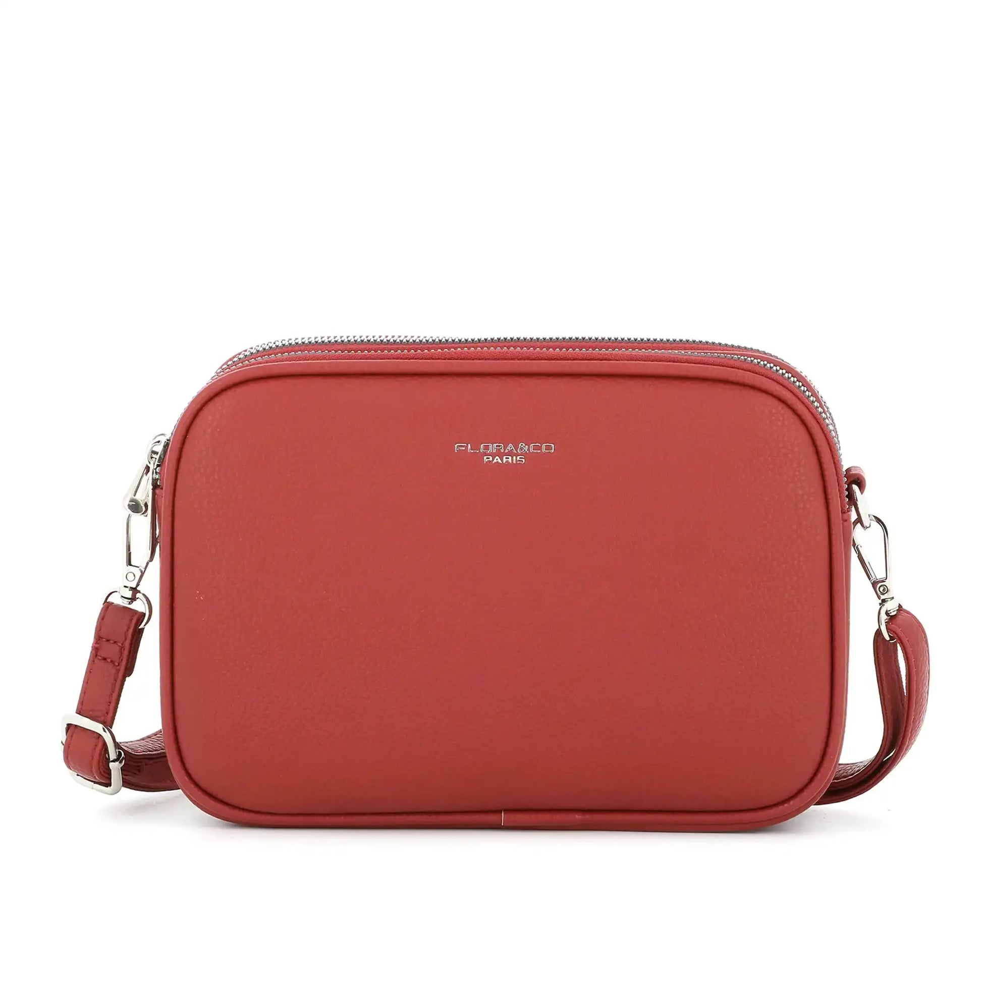 Flora & co Sac bandoulières femme multipoches rouge