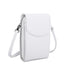 Pochette téléphone bandoulière femme blanc Gallantry