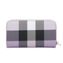 Portefeuille campagnon carreaux multicolore Violet - Crocochic