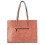 Sac cabas femme cuir synthétique camel - vue 3 | Crocochic