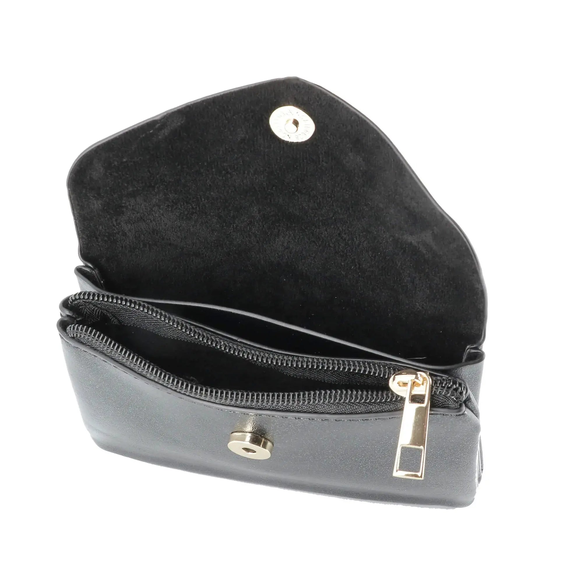 Flora & co Porte-monnaie femme irisé enveloppe noir
