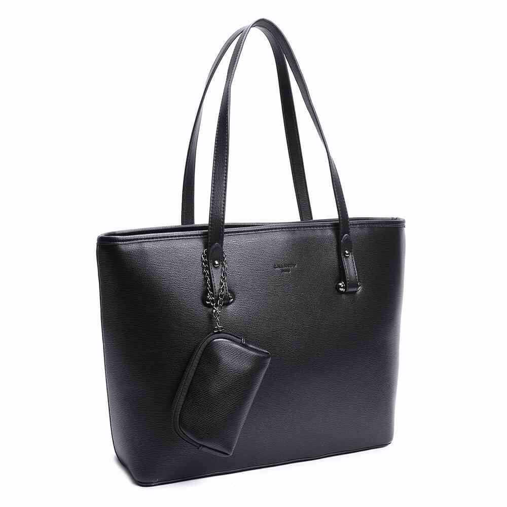 Gallantry - Grand sac à main femme format a4 noir