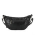 Flora & co Grand sac banane femme daim irisé Noir
