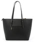 Gallantry Sac cabas femme a4 pompon fourlard noir