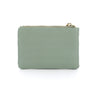 Porte-Monnaie pochette cuir grainé femme Vert other image 3