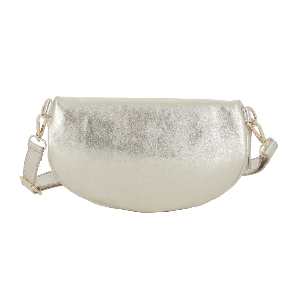Sac banane cuir brillant fantasie Doré other image 3