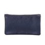 Vue 2 du Porte-monnaie cartes femme cuir irisé 051 bleu marine par Made in Italy.