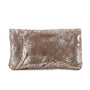 Vue 2 du Porte-monnaie long suédé irisé baroque 05A Camel en cuir par Made in Italy.