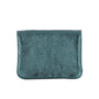 Vue 2 du Porte-monnaie femme cuir italien irisé 041 Bleu Canard par Made in Italy.