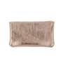 Vue 5 du Porte-monnaie cartes femme cuir irisé 051 or rose par Made in Italy.