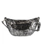 Grand sac banane femme daim irisé Gris Argent other image 3