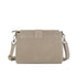 Sac bandoulière cuir suédine boucle vintage Beige - Crocochic