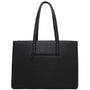 Sac cabas femme cuir synthétique noir - vue 3 | Gallantry