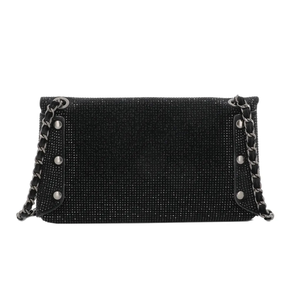 Sac pochette de soirée strass Noir other image 3
