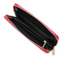 Portefeuille campagnon carreaux multicolore Rouge - Crocochic