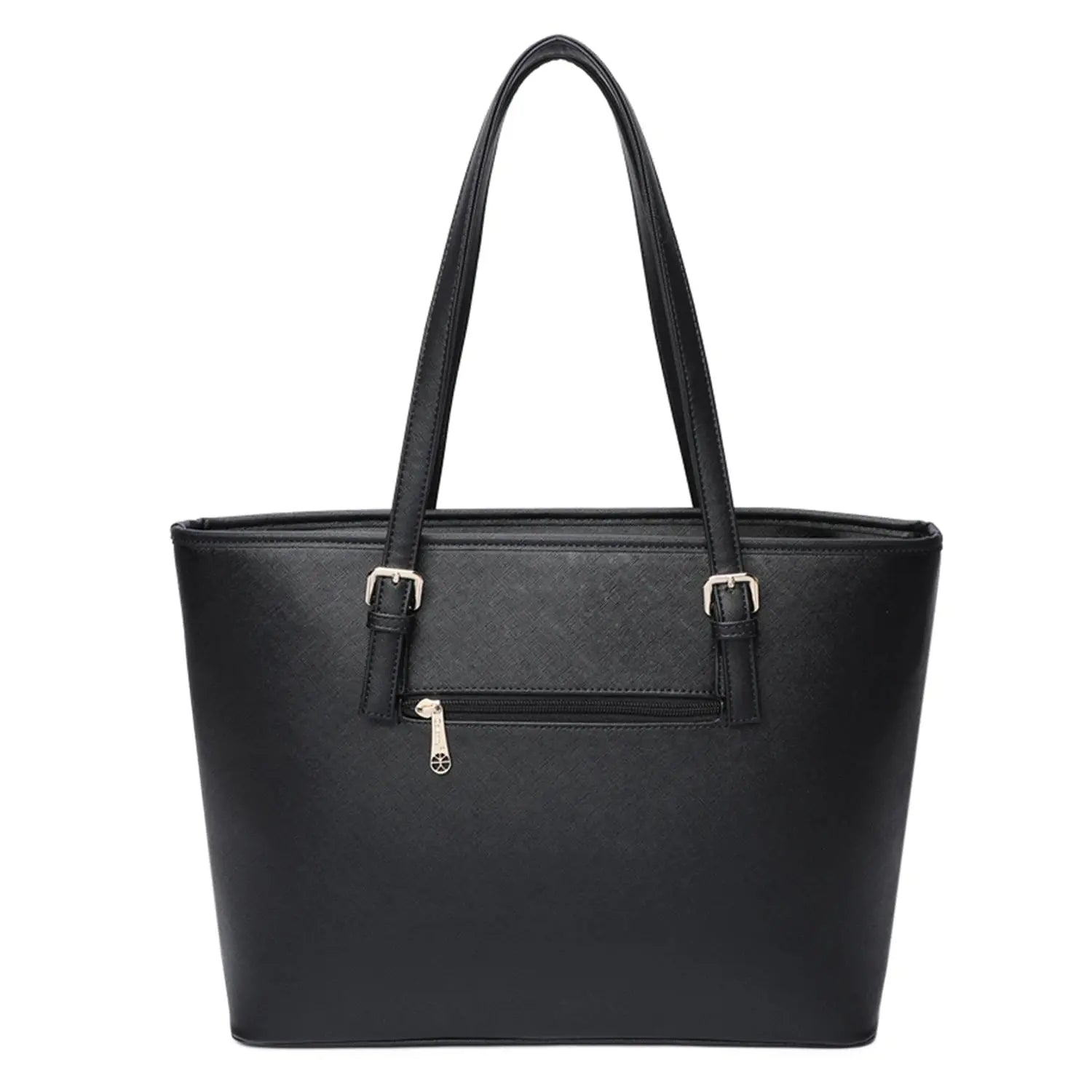 Gallantry Sac cabas femme bicolore saffiano bleu