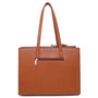 Sac cabas femme similicuir camel - vue 3 | Gallantry