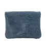 Vue 2 du Porte-monnaie court cuir suède embossé 041FL Bleu par Made in Italy.