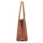 Sac cabas femme similicuir camel - vue 3 | Crocochic