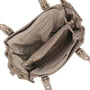 Sac cabas bowling femme cuir synthétique taupe - vue 4 | Flora & co