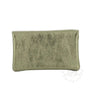 Vue 2 du Porte-monnaie cartes femme cuir irisé 051 Olive par Made in Italy.