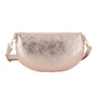 Sac banane cuir irisé fantasie Or Rose - Crocochic