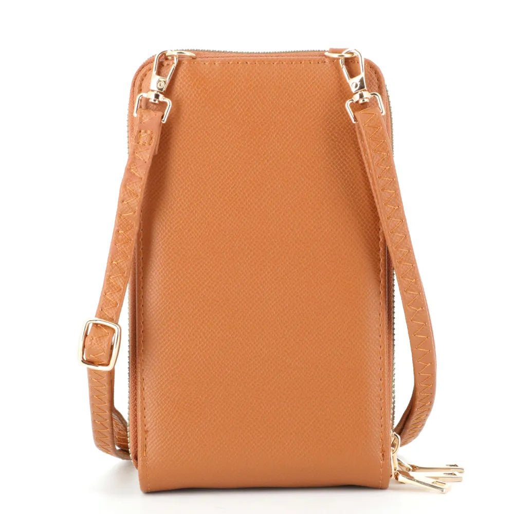 Sac bandoulière pochette téléphone 6.7 pouces Camel other image 3