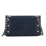 Sac pochette de soirée strass Bleu - Crocochic