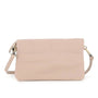 Vue 4 du Mini sac bandoulière femme cuir sable par Made in Italy.