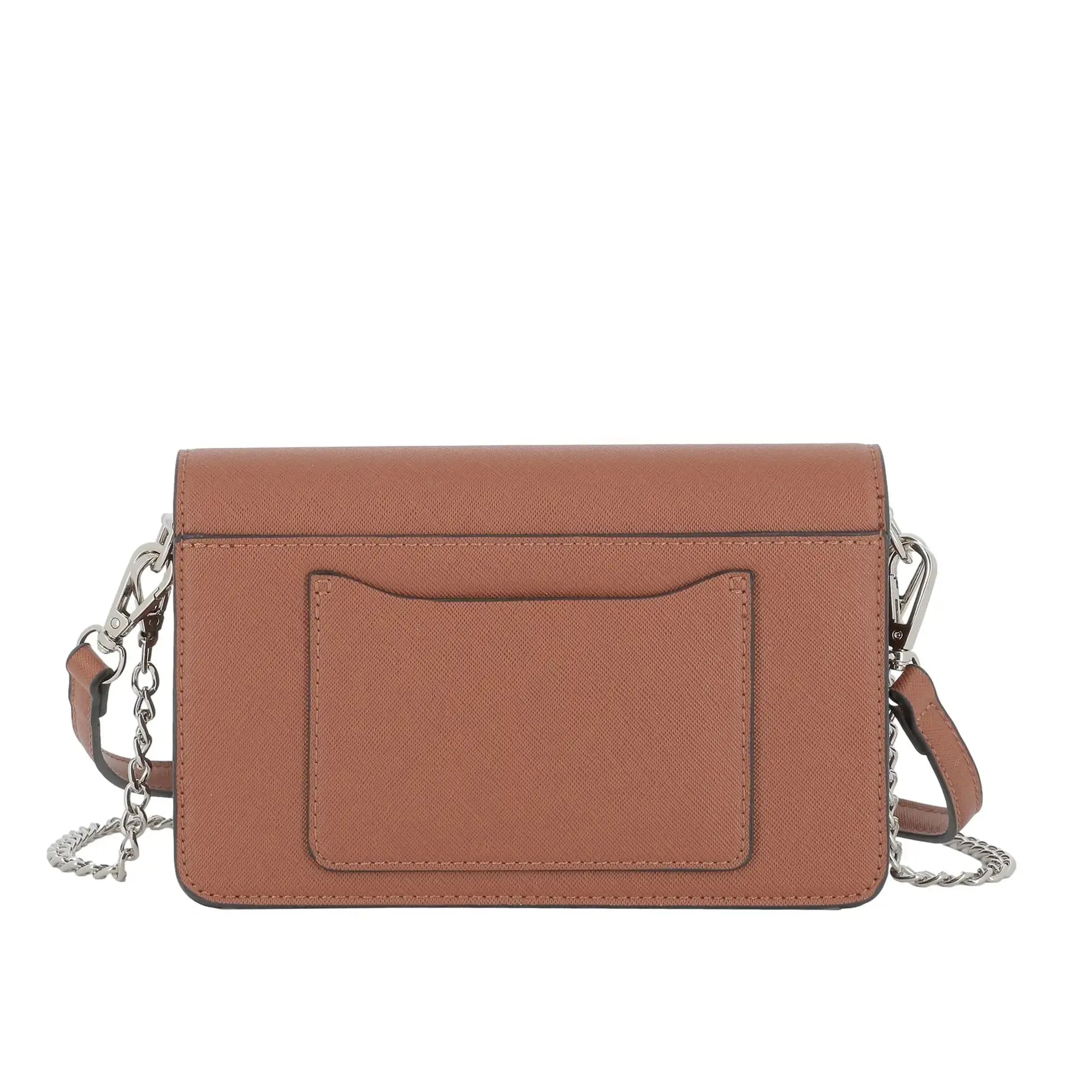 Flora & co Sac bandoulière chaîne femme Camel