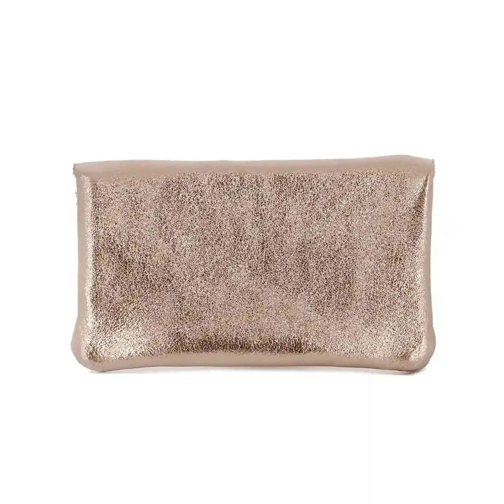 Portefeuille pochette passeport cuir isiré Or Rose other image 3