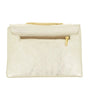 Made in Italy Sac bandoulière chaîne cuir femme irisé or