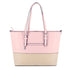 Flora & co Sac cabas femme bicolore format a4 rose beige