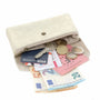 Made in Italy Porte-monnaie cartes femme cuir irisé 051 or