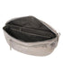 Flora & co Sac banane bandoulière suédine taupe métal