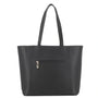 Sac cabas femme cuir synthétique noir - vue 3 | Flora & co