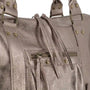 Sac à main bowling cuir irisé champagne - Crocochic