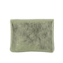 Vue 5 du Porte-monnaie femme court cuir irisé 041 Olive par Made in Italy.