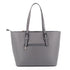 Gallantry Sac cabas femme a4 pompon fourlard gris foncé
