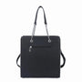 Sac cabas femme similicuir noir - vue 3 | Crocochic