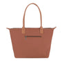 Sac cabas femme nylon camel - vue 3 | Flora & co