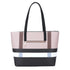 Gallantry Sac cabas femme a4 multicolore rayure noir