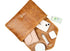 Made in Italy Sac bandoulière chaîne cuir femme croco camel
