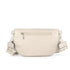Flora & co Sac banane femme similicuir grainé ivoire