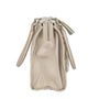 Vue 5 du Petit Sac Bowling Taupe Métal Grainé en cuir synthétique par Flora & co.